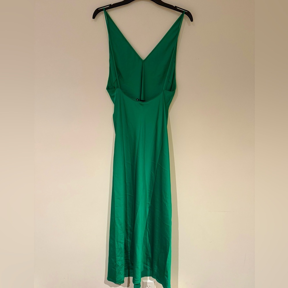New ZARA Satin Effect Slip Dress - Picture 3 of 3